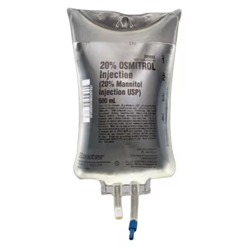 Baxter 20% Osmitrol Injection in 500ml Viaflex Plastic Container (2D5633Q)