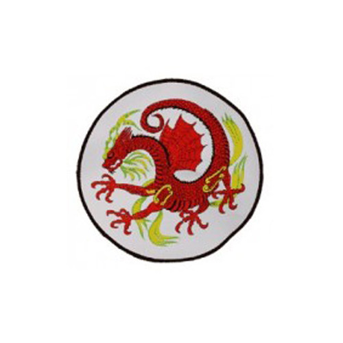 #1479 RED Dragon WHT BACKROUND 8"