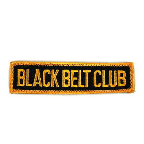 #1263 BLACK BELT CLUB GOLD  4"