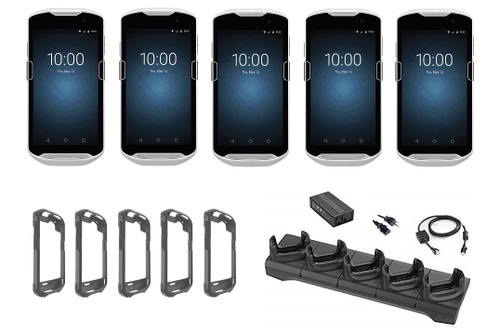 MultiPack QTY (5), TC51 Heavy Duty Android Devices, 2D/1D Barcode Scanner