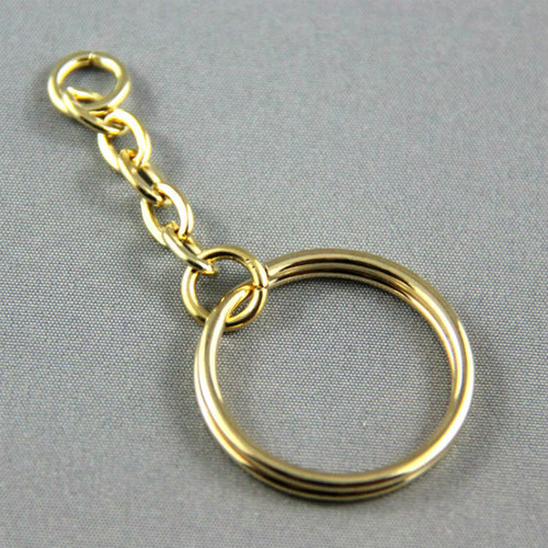 Key Ring - Gold Link Chain