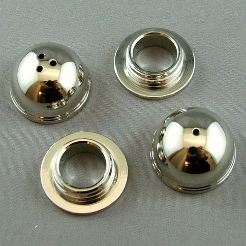 Chrome Salt and Pepper lids