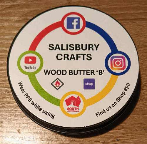 Salisbury Craft's

Wood Butter B - Finish - 100g