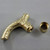 Brass Walking Stick Head – Regency Style (Branch) | Solid Brass Woodturning Hardware