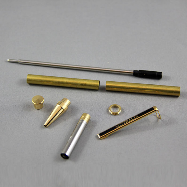 Pen Kit with Fancy "Australia" Clip