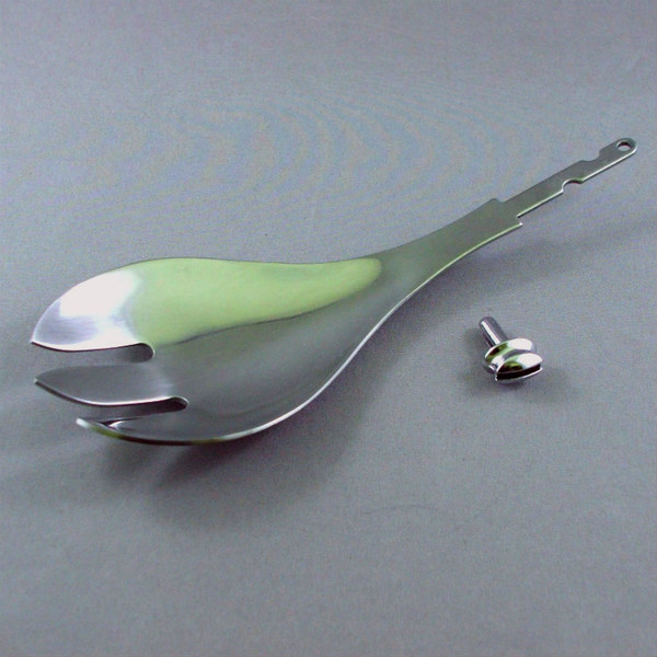 Salad server fork