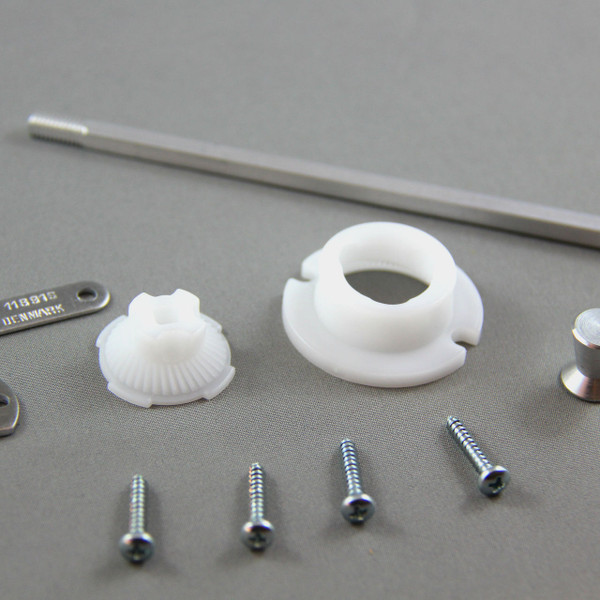 Danish Salt grinder with Silver Knob