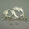 Pewter Large Dolphin Key Hanger