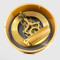 150mm Gold Skeleton Clock- Battery cover on
