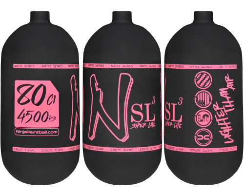 Ninja SL3 Bottle Only - 80/4500 - Matte Black/Highlighter Pink