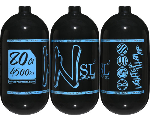 Ninja SL3 Bottle Only - 80/4500 - Gloss Black/Highlighter Blue