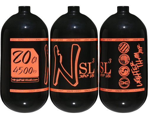 Ninja SL3 Bottle Only - 80/4500 - Gloss Black/Highlighter Orange