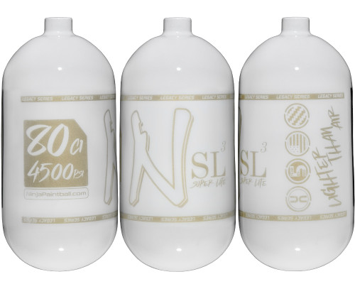 Ninja SL3 Bottle Only - 80/4500 - Gloss White/Gold