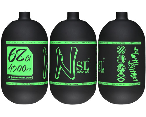 Ninja SL3 Bottle Only - 68/4500 - Matte Black/Highlighter Green