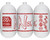 Ninja SL3 Bottle Only - 80/4500 - Matte White/Red