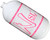Ninja SL3 Bottle Only - 80/4500 - Gloss White/Highlighter Pink