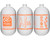 Ninja SL3 Bottle Only - 68/4500 - Gloss  White/Highliter Orange