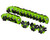 Exalt TRX Turf Spike Replacement Set - Lime/Black