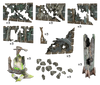 Battle Systems Sci-fi Terrain Ruined Catacombs - 28-35mm RPG / Wargames / 40k Necromunda Card Scenery