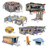Battle Systems Sci-fi Terrain Trader Encampment Core Set - 28-35mm RPG / Wargames / 40k Necromunda Card Scenery