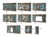 Battle Systems Sci-fi Terrain Trader Encampment Core Set - 28-35mm RPG / Wargames / 40k Necromunda Card Scenery