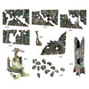 Battle Systems Sci-fi Terrain Alien Catacombs Ruins Sheet - 28-35mm RPG / Wargames / 40k Necromunda Card Scenery