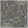 Battle Systems Terrain Frontier Game Mat 3x3 - Neoprene Playmat for 40k, Necromunda, Fallout, Marvel: Crisis Protocol