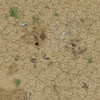 Battle Systems Terrain Desert Wasteland Game Mat 2x2 - Neoprene Playmat for Warhammer, D&D, Frostgrave and More!