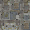 Battle Systems Terrain Cyberpunk Game Mat 2x2 - Neoprene Playmat for 40k, Necromunda, Fallout, Marvel: Crisis Protocol