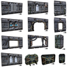 Battle Systems Sci-fi Terrain Gothic Core Set - 28-35mm RPG / Wargames / 40k Necromunda Card Scenery