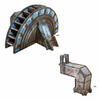 Battle Systems Scifi Terrain Industrial Turbine - 25-35mm Printed Card Scenery Suitable for 40k, D&D, Fallout and More Miniature and Roleplaying Games