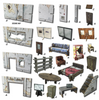 Battle Systems Urban Apocalypse Terrain Shanty Town Core Set for Modern Miniatures & RPGs