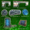 Battle Systems Sci-fi Terrain Galactic Doorways & Airlocks Sheet - 28-35mm RPG / Wargames / 40k Necromunda Card Scenery