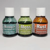 Dirty Down Paints Bundle of 3 (25ml x3) - Water-based Paint for Highly Realistic Rust, Moss, and Verdigris Effects