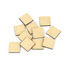 25mm Square Miniature Bases x10 (MDF)