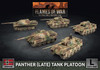 Flames of War Late War German Panther Tank Platoon