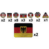 Flames of War Team Yankee West German Token Set