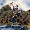 Kings of War Dwarf Sveri Egilax / Berserker Lord on Brock