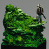 Dirty Down Paints Moss (250ml) - Water-based Paint for a Highly Realistic Moss Effect