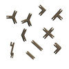 Battle Systems Terrain Plastic Terrain Clips (Brown) - Compatible w/ Core Space and Scifi, Fantasy, Modern Terrain