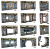 Battle Systems Sci-fi Terrain Frontier Core Set - 28-35mm RPG / Wargames / 40k Necromunda Card Scenery