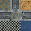 Battle Systems Urban Apocalypse Terrain City Block Game Mat 2x2