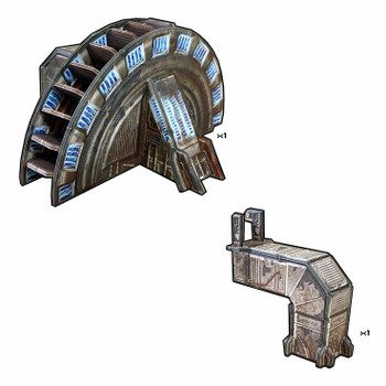 Battle Systems Scifi Terrain Industrial Turbine