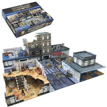 Battle Systems Urban Apocalypse Terrain Shanty Town Core Set for Modern Miniatures & RPGs