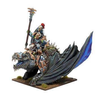 Kings of War Riftforged Orc Stormbringer on Winged Slasher