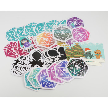 Kraken Dice Promotional Sticker Lot