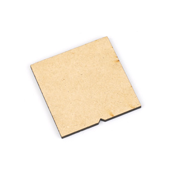 50mm Square Miniature Base (MDF) for Kings of War, Warhammer Fantasy