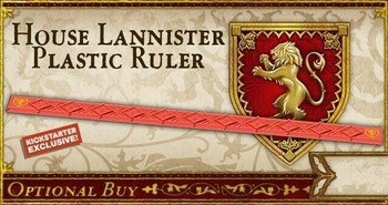 A Song of Ice & Fire Kickstarter Lannister Ruler