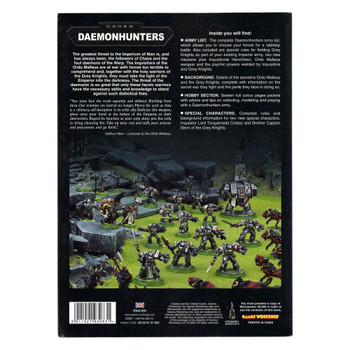 40k Codex: Daemonhunters (3rd) - Pre-owned