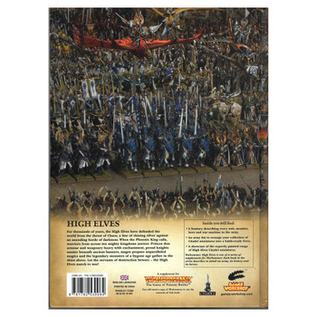 Warhammer Fantasy High Elves Army Book (8th)